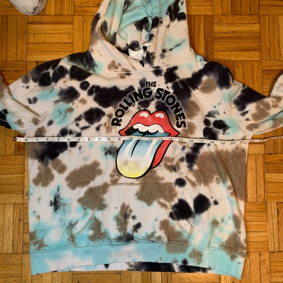 Rolling Stones Tie Dye Pullover Hoodie Hoody NWT - Picture 5 of 7